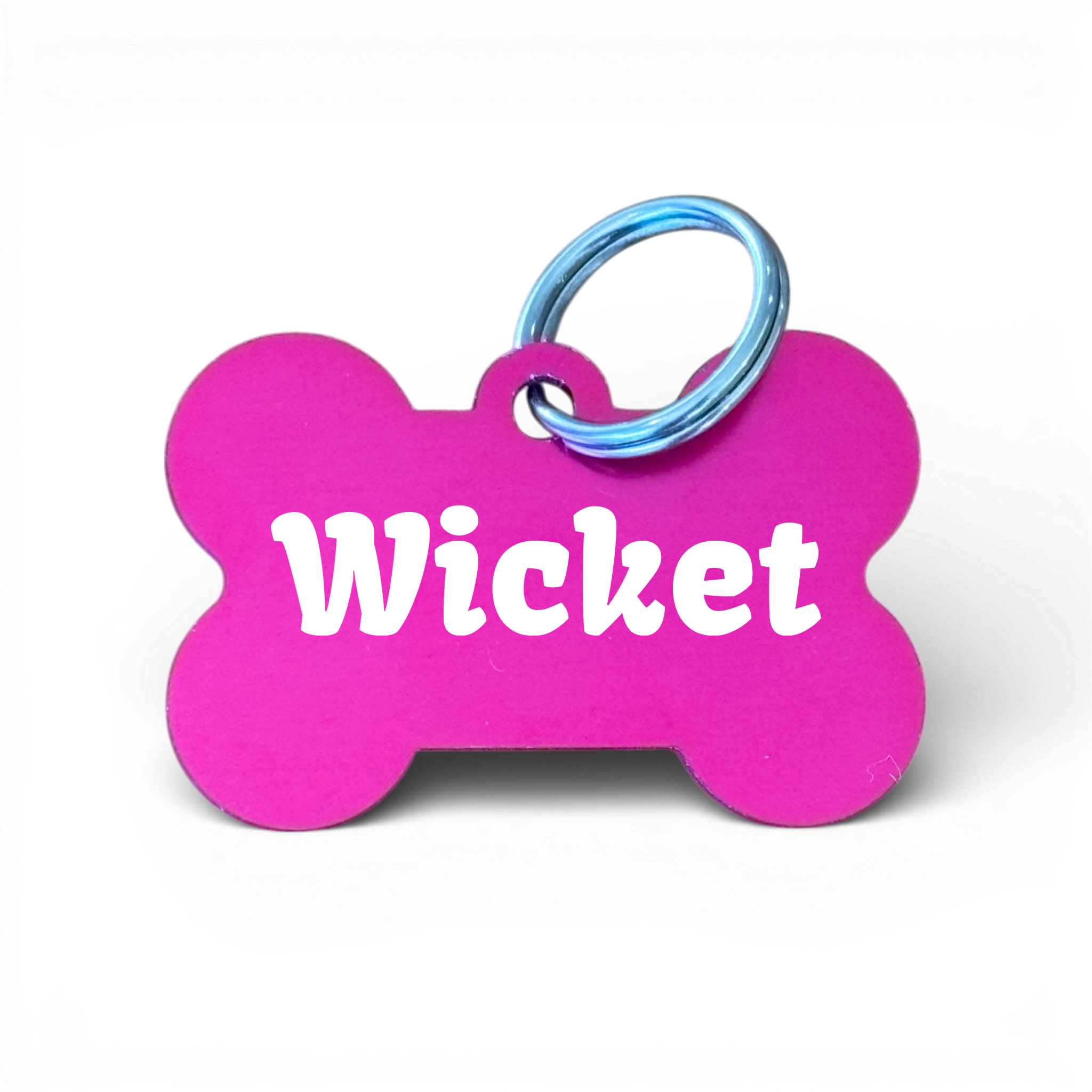 Pink Aluminium Dog Tag