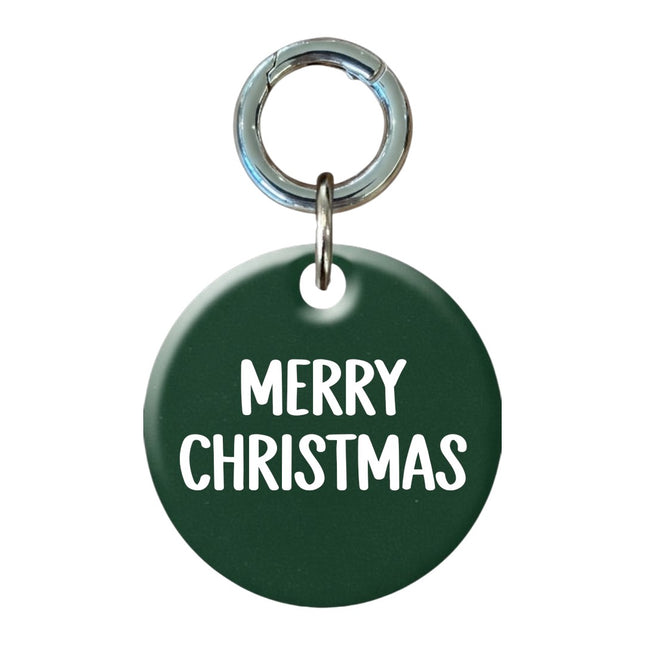 Green Christmas ID Tags