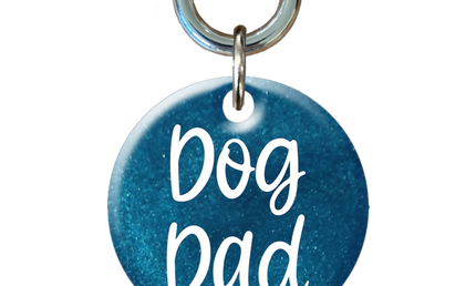 Dog Dad Keyring
