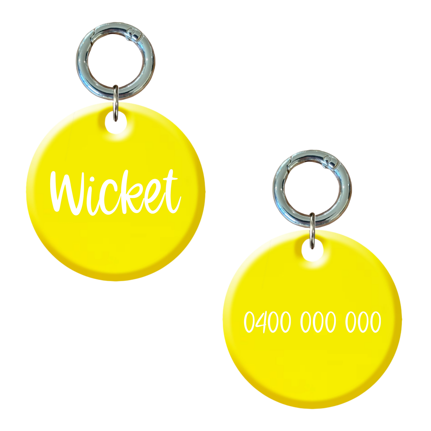 Fluroescent Round ID Tags
