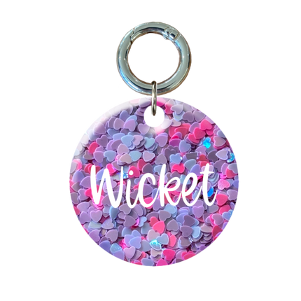 Heart Circle Pet ID Tags