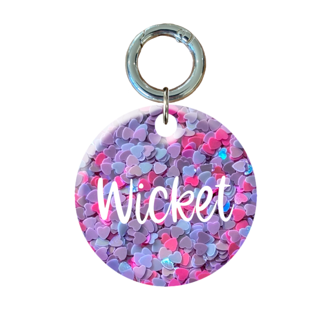 Heart Circle Pet ID Tags