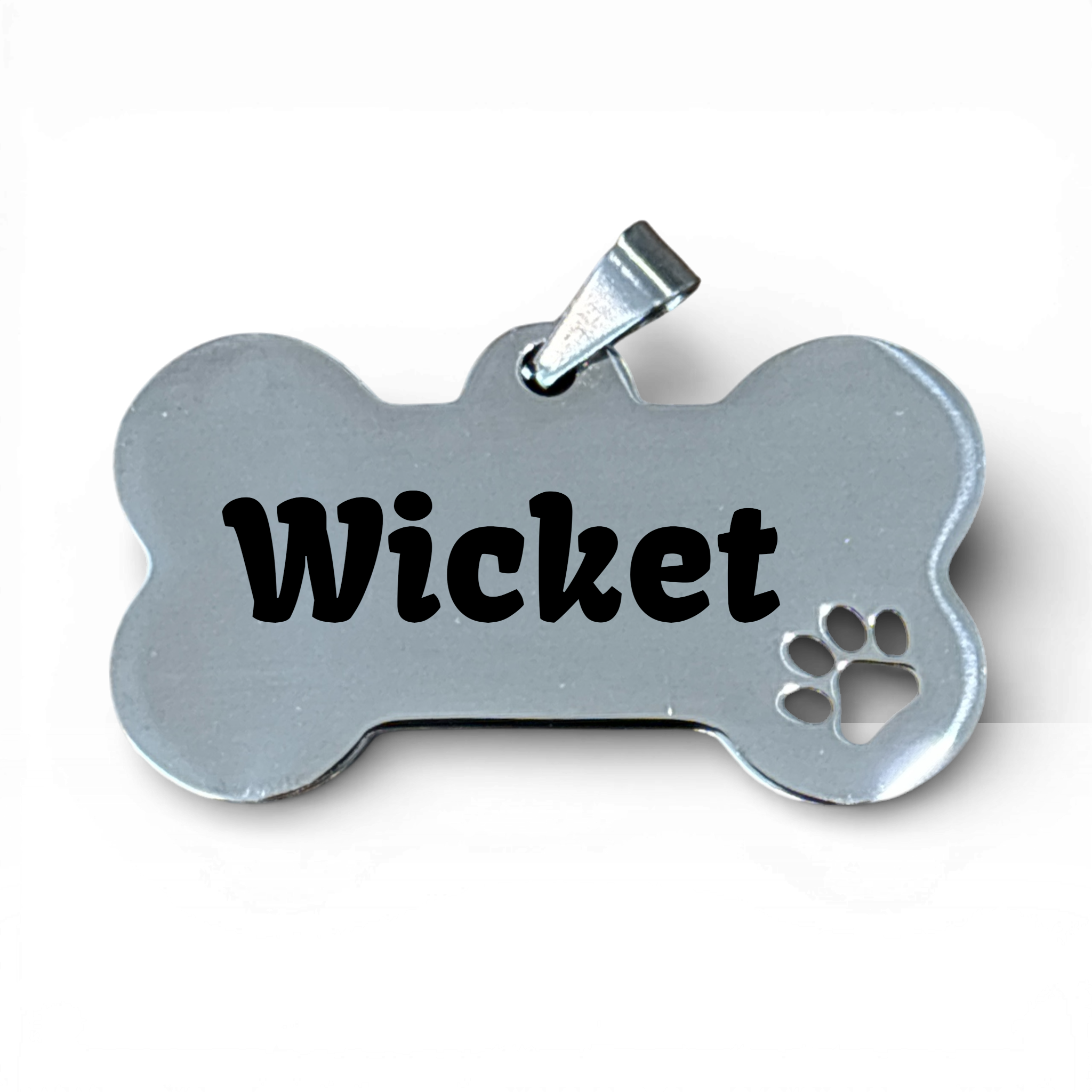 Stainless Steel Bone Dog Tag
