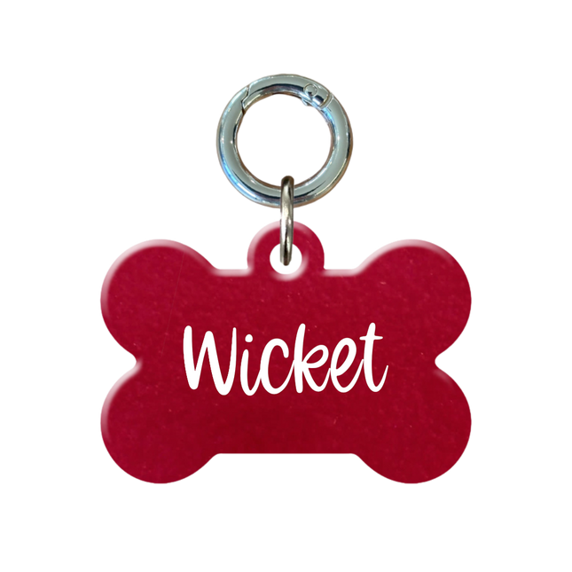 Colored Bone Pet ID Tags