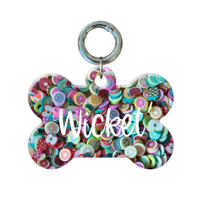 Fruit Bone Pet ID Tags
