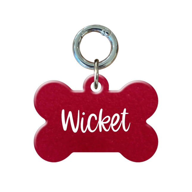 Colored Bone Pet ID Tags